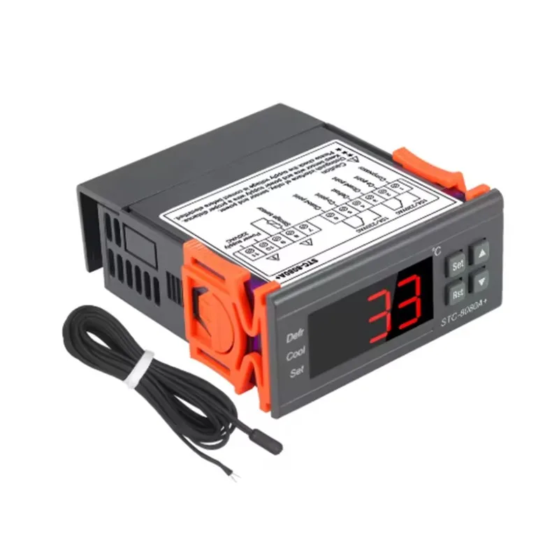 

Digital temperature controller STC-8080A + refrigerator thermostat