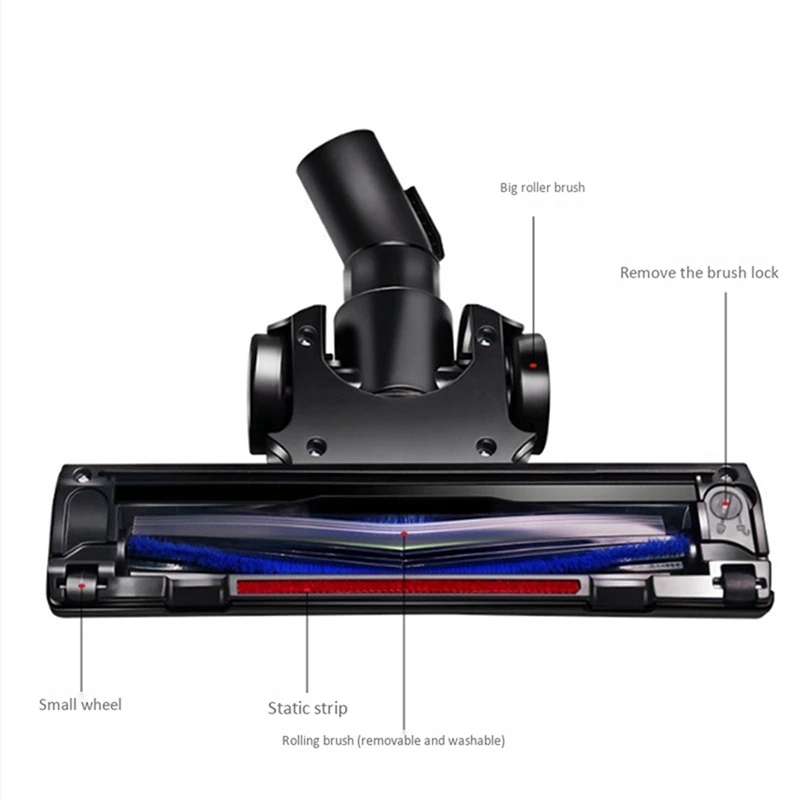 X17A 2025 NEW-2X رأس المكنسة الكهربائية لجميع فرشاة المكنسة الكهربائية ذات القطر الداخلي 32 مم لهاير، إلكترولوكس،