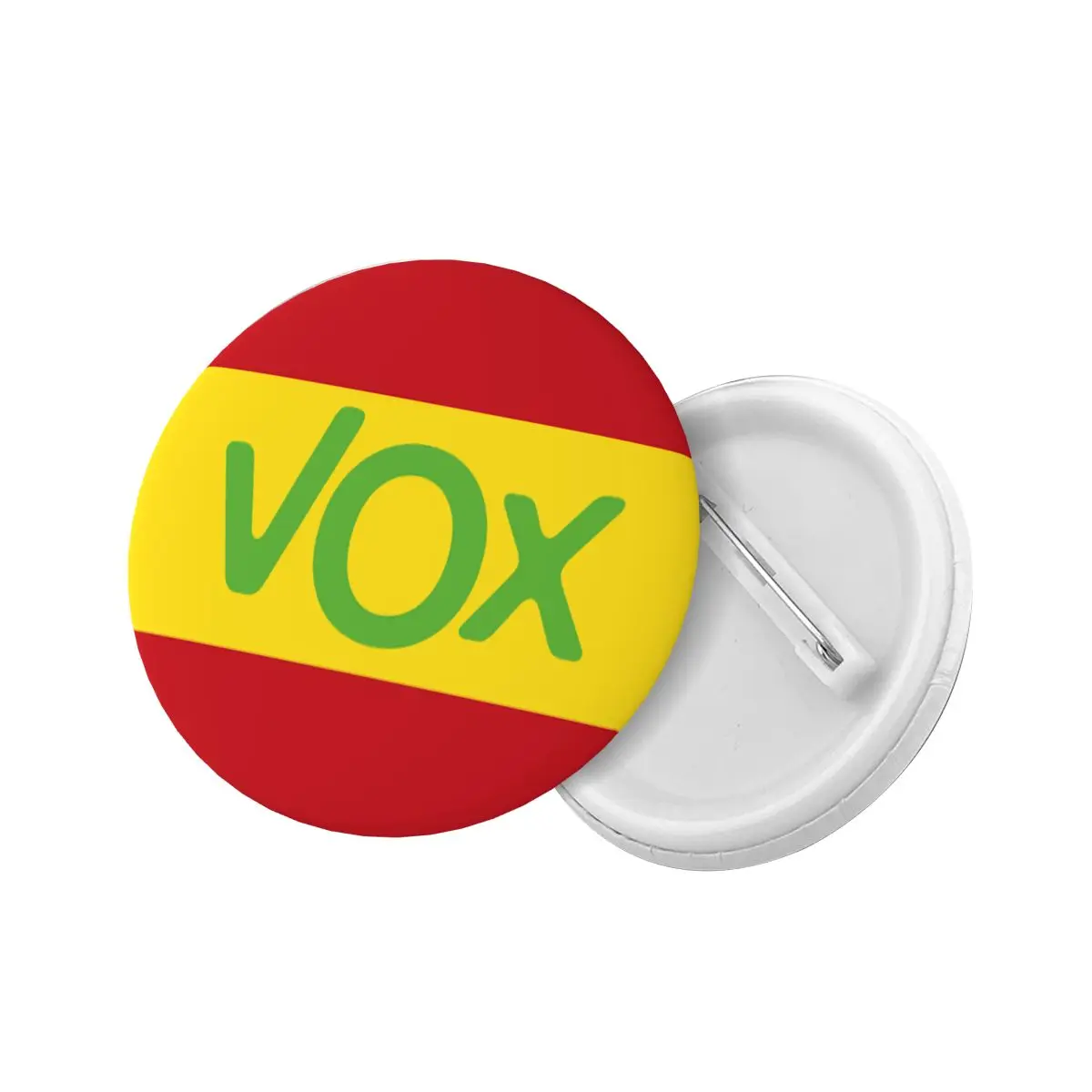 دبوس زر ناعم شعار Spain Vox ، دبوس علم مخصص ، حفلة اجتماعية إسبانية مضحكة ، شارة دبوس دبوس ، بروش هدية صديقة