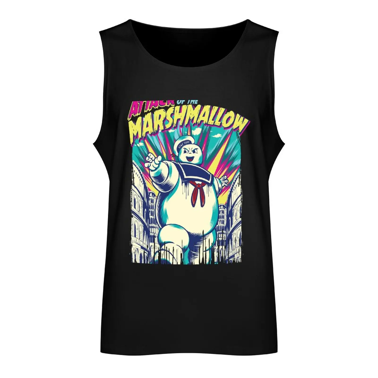 Attack of the Marshmallow Essential Tank Top basketball clothing Men's t-shirt sleeveless tshirts for men