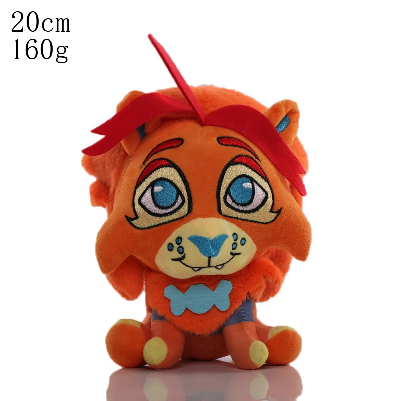 Indigo Park Rambley Peluche Bambola 20-26 cm Ara Mollys Fings Leon Rambley Procione Peluche Morbido Animali di Peluche Giocattoli Regalo