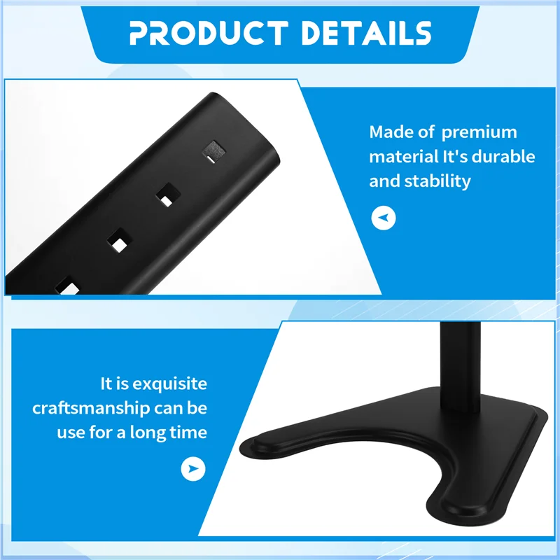 

Adjustable Monitor Stand For 14-32 Inch Screens Desk Mount With Large Base Height Adjustable Monitor Arm