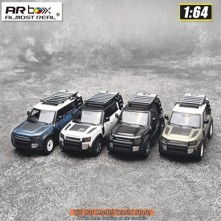 AR BOX Diecast Model 1/64 Land Rover Defender 110 Defender 90 SUV Car Model Stcollection