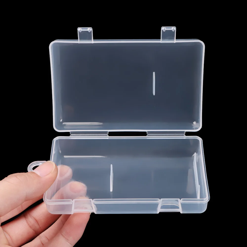 Mini Plastic Box Rectangular Box Translucent Box Packing Box Storage Box Dustproof Durable Strong Jewelry Storage Case Container