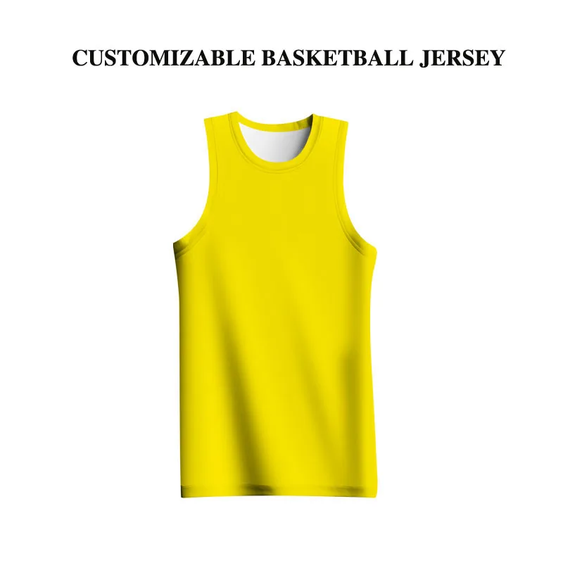 

Men Clothing Customizable Team Club Name Number Logo Basketball Vest Sleeveless Jerseys Leisure T-shirts Top Tank Male Clothes