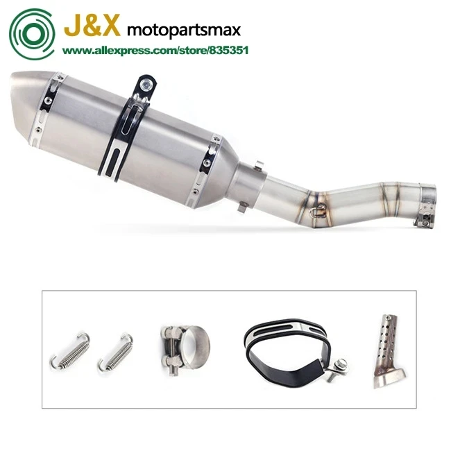 Slip-On Exhaust For Suzuki SFV650 SFV 650 Gladius 2009-2015 Motorcycle Exhaust Muffler Escape Modified Middle Pipe DB-killer