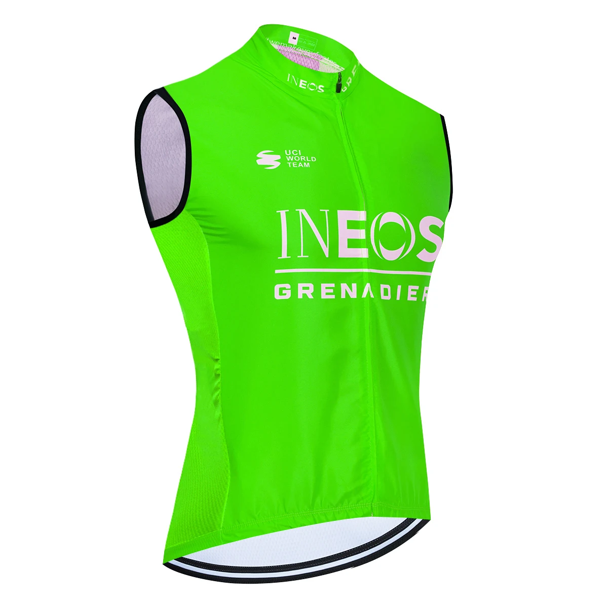 New 2024 INEOS Team Cycling  Jersey Quick Dry Green Bike Vest Windbreaker Men Women Summer Ropa Ciclismo Bicycle Jersey Tshirt