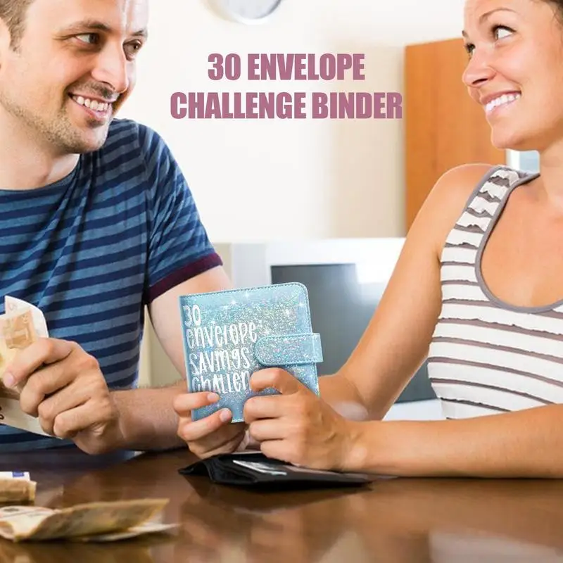 30 Envelopes Money Saving Challenge Budget Planner & Budget Book Financial Planner Savings Binder Money Envelopes For Cash