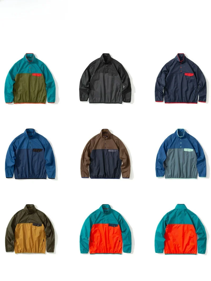 

Lightweight Windproof Water-resistant f-buttoned Hooded Jaet Qui-drng Top for Men And Women Spor Outdoor Clothing