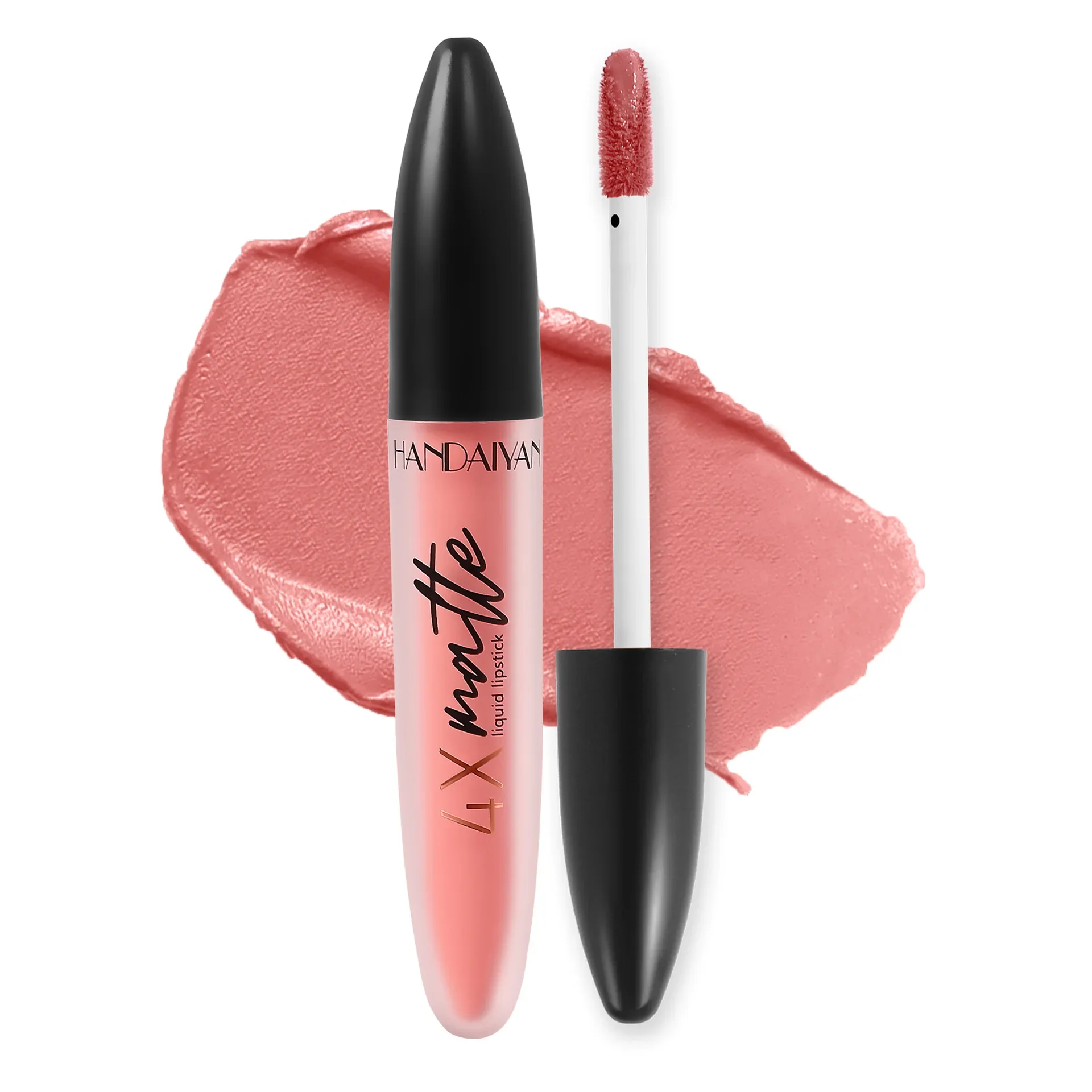 HANDAIYAN 12 Shade Liquid Lipstick Nature Matte Finish Hydrating Waterproof Long-wearing Anti-smudge Rich Color Comfortable Wear