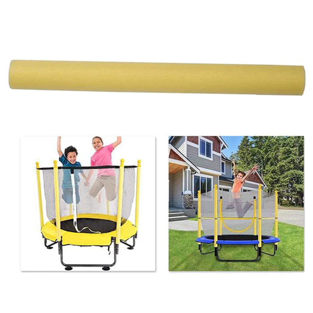 10PCS Trampoline Poles Cover Padding Foam Tubing 40CM Foamed Pipe Sponge Casing Protective Trampoline Pole Sleeve Yellow