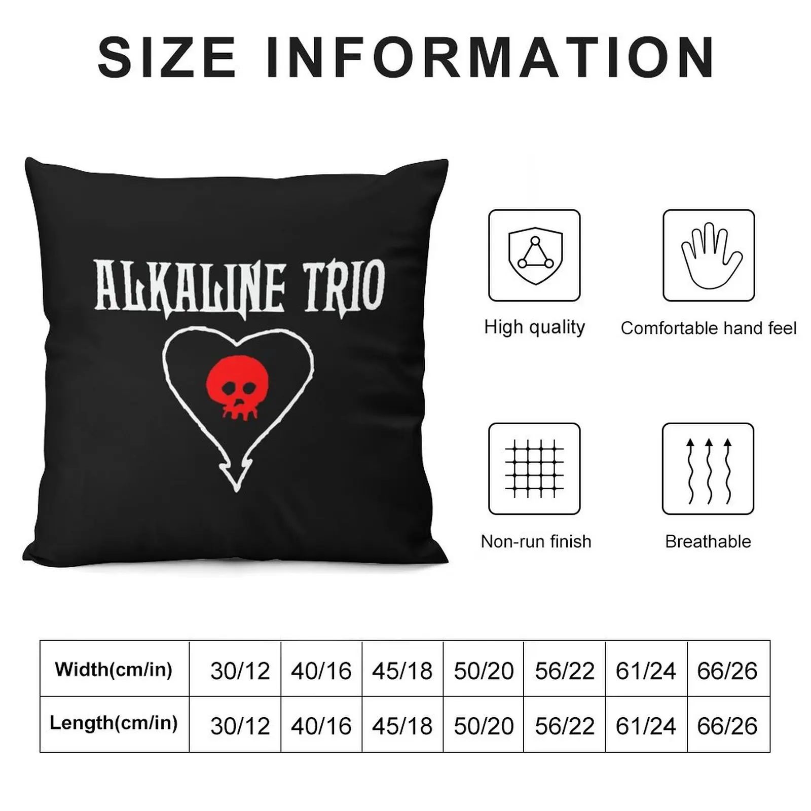 ALKALINE TRIO Cuscino decorativo Cuscini per divani cuscini arredamento casa Federa Cuscino federa autunnale