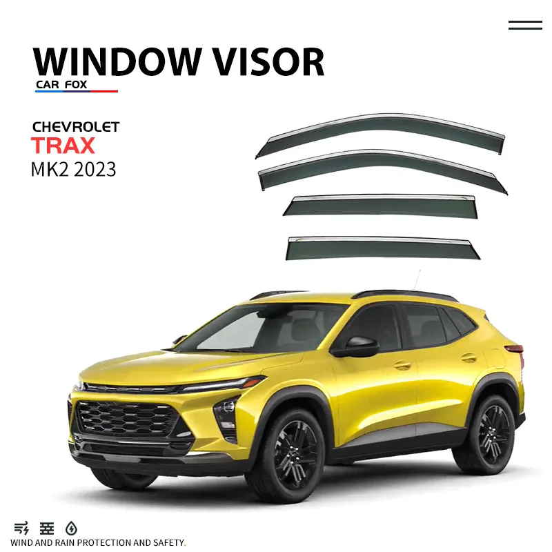 

For Chevrolet TRAX 2013-2023+ Car Window Visor Awning Shelters Windshield Side Window Rain Sun Shade Accessories Car Styling