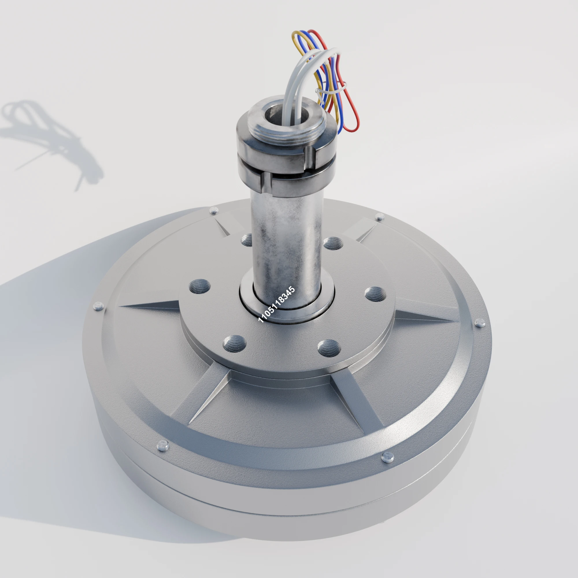 1KW 2KW 200 دورة في الدقيقة منخفضة RPM Coreless مولد ماجليف PMG الدوار الداخلي الخارجي عمودي محوري مولد المغناطيس الدائم المنزل 3 المرحلة #2