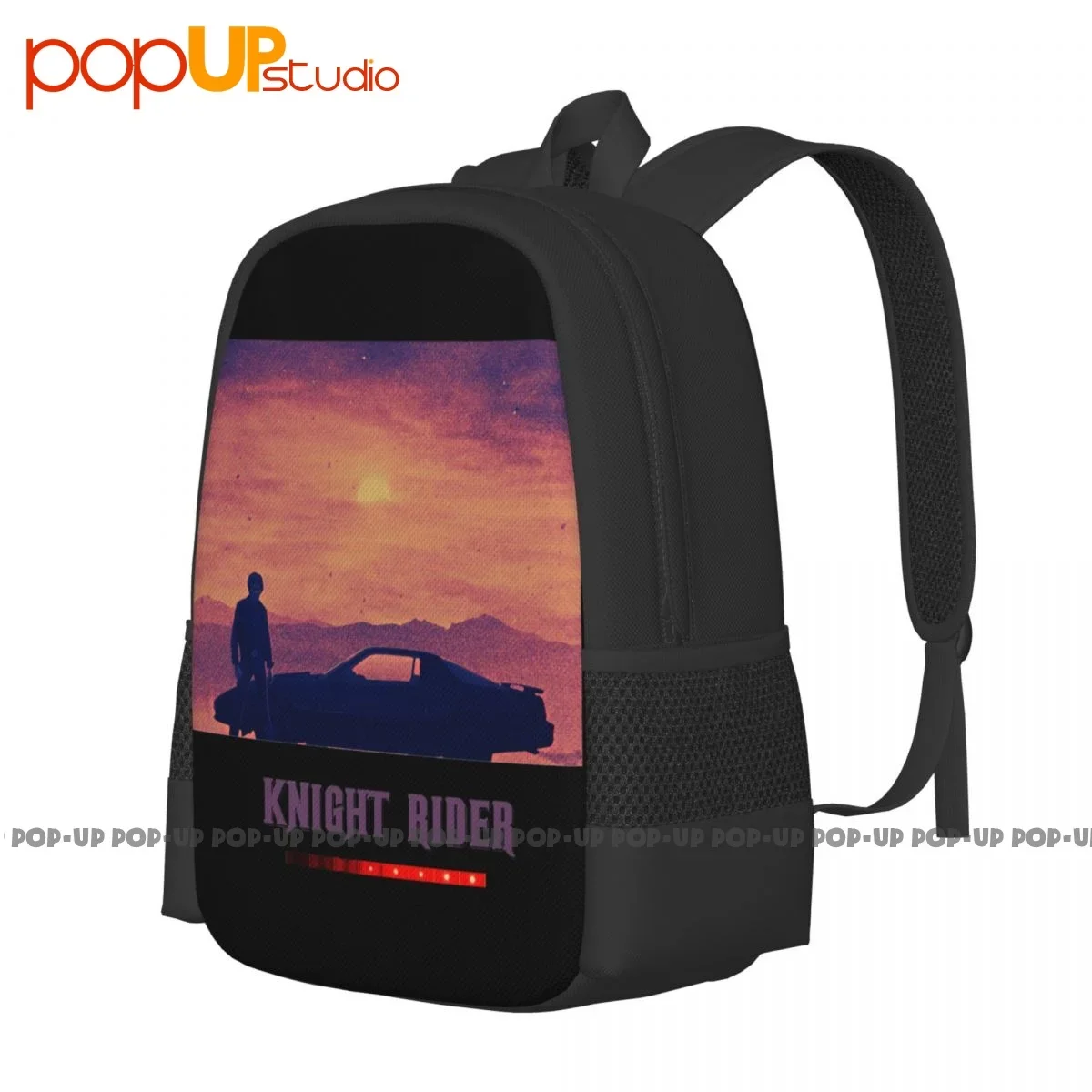 Knight Rider Kitt Hasselhoff 80S Tv Backpack Large Capacity Cute New Style Sports Bag Riding Backpack