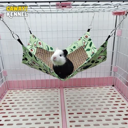 1 PC Random Color Summer Cooling Hamster Hammock Hanging Beds House for Small Animal Chinchillas Nests Pets Supplies D9211