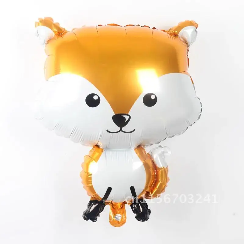 Panda Hedgehog Fox Squirrel Raccoon Cartoon Animal Balloons Birthday Party Home Decoration Kids Inflatable Toys Baby Shower