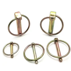 Steel Heavy Duty Boat Lynch Pin Tractor Trailer Trucks Pin Ring Clips for Farm Trailers Trucks Mowers M4.5-M11