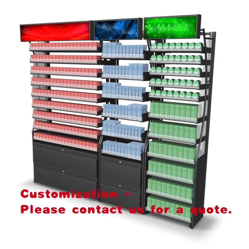 

custom.Custom Metal Wood showcase Shop Store Display Rack Display Cigar Shelves Floor Stand Supplies Display Rac