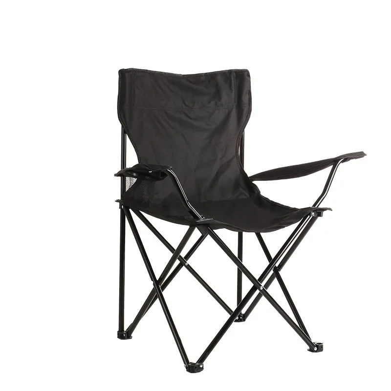 

Multifunctional camping luxury chair, outdoor leisure folding Oxford cloth portable backrest