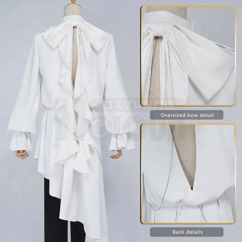 Sky05 HOLOUN Alien Stage Luka disfraz de Cosplay blanco elegante fiesta cola camisa pantalones uniformes de carnaval Navidad Año Nuevo G99JIu @