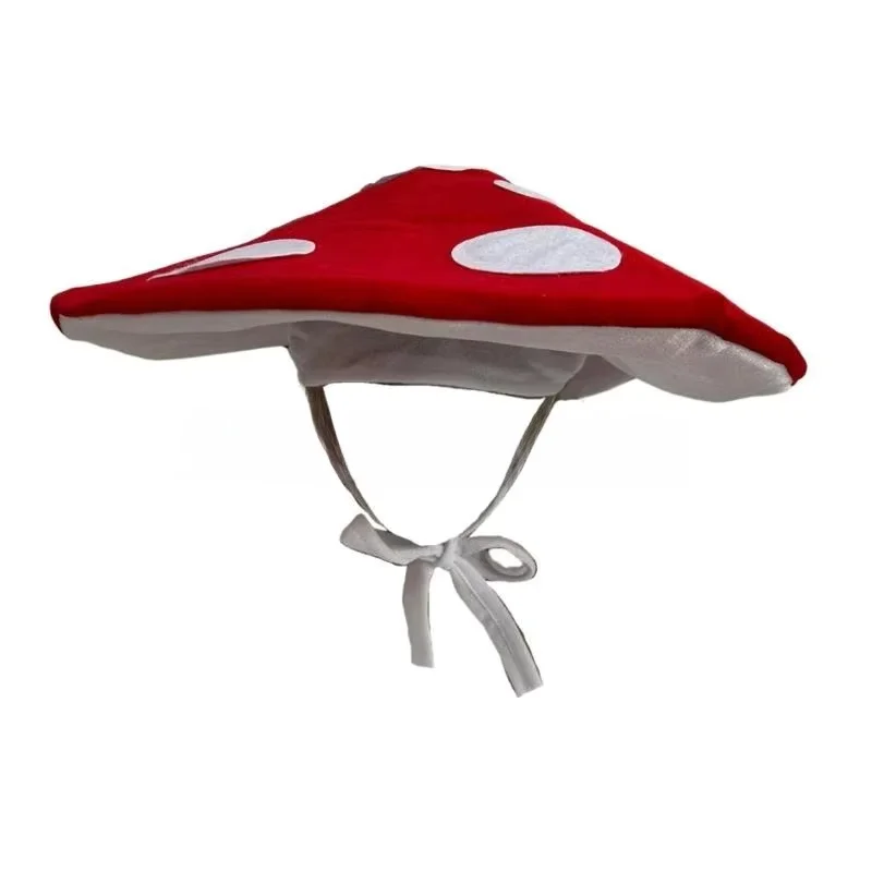 Mushroom Hat For Halloween Costume Hat Festival Party Gathering Headgear Seasonal Party Mushroom Costume Hat For Photograph view 3