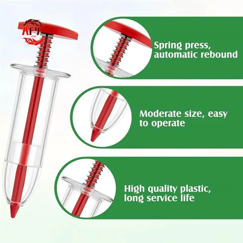 

AF90-Mini Seeder Seed Seeder Tools, Hand Seedling Spreader And Broom Set, Small Spreader Handheld Seeder