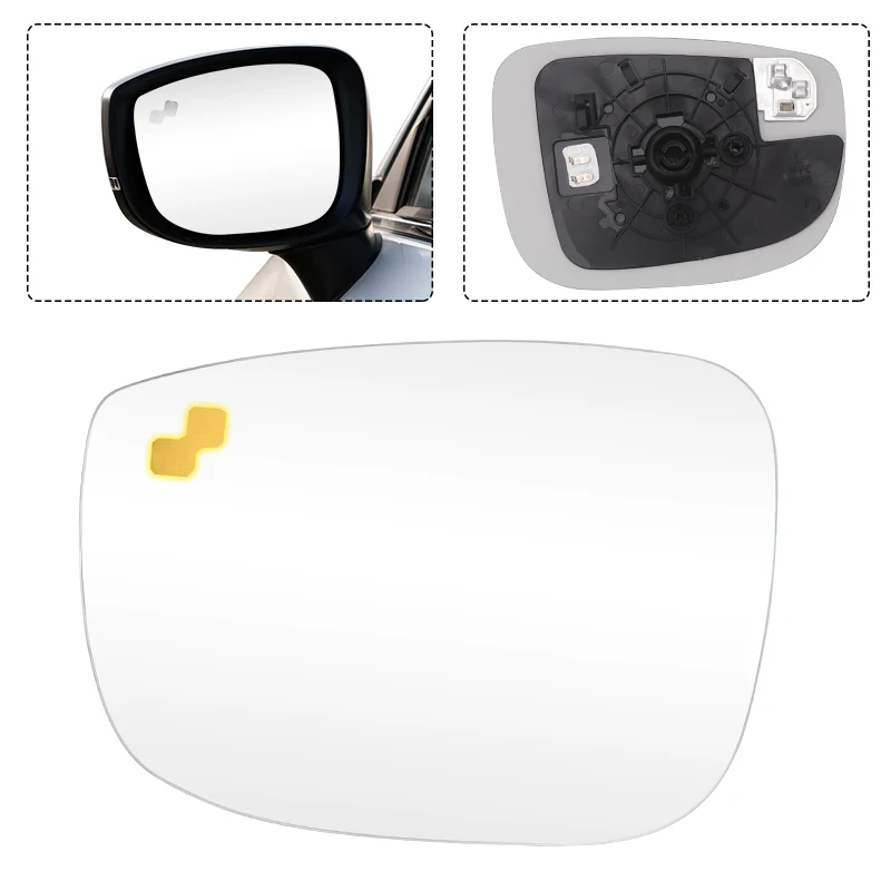 TK71-69-1G7 TK71691G7 Side Mirror Glass With Heated Backing For