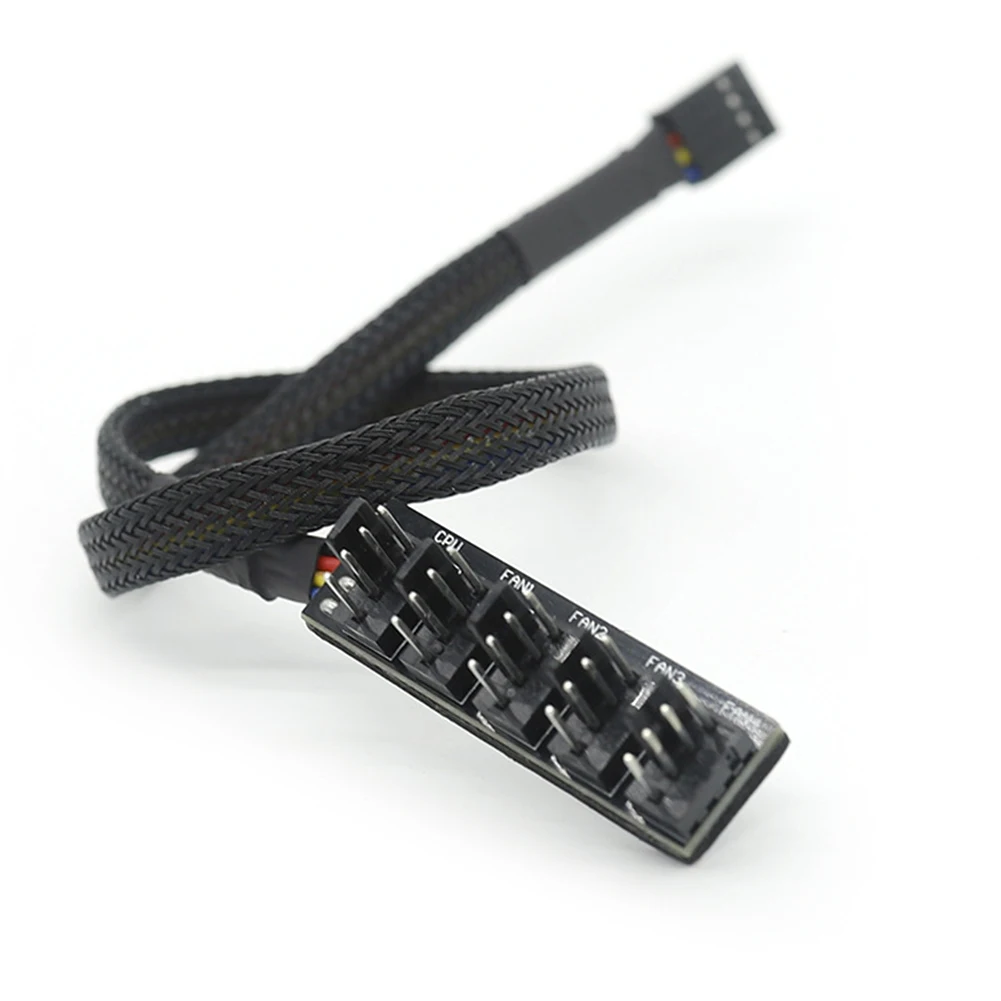 40cm 1 to 5 4-Pin Molex TX4 PWM Fan CPU HUB Splitter PC Case Chasis Cooler Power Extension Cable Adapter Controller