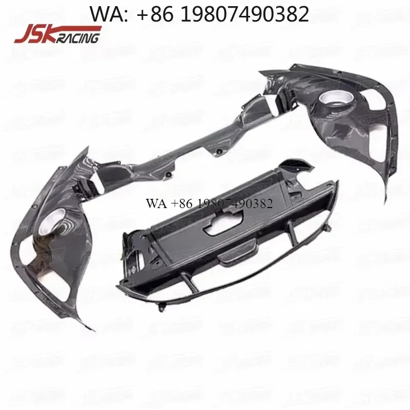 Wmwmnu Carbon Fiber Engine Cover for 296 GTB 2022 2023 Car Styling Accessories Interior Decoration Trim Parts Auto