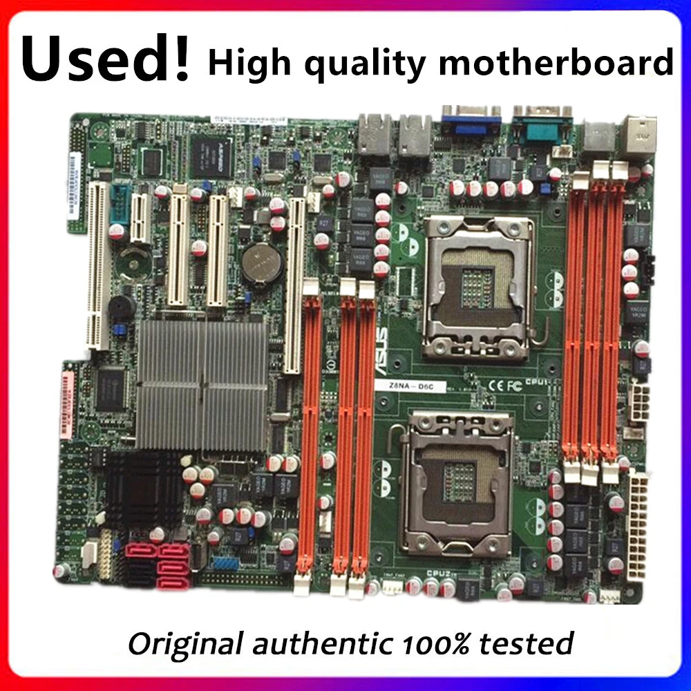 

For ASUS Z8NA-D6C Used original For Intel 5500 Server motherboard Socket LGA 1366 DDR3 X58 X58M Motherboard