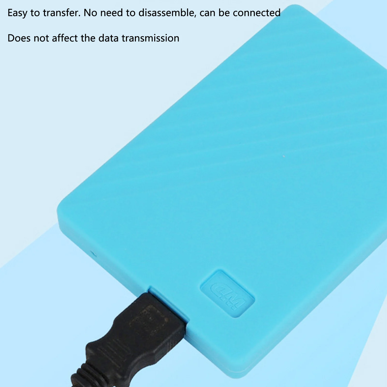 Mobile Hard Disk Silicone Case Ultra Soft Shockproof Elastic Hard Drive Protective Cover Easy To Install Portable Hard Drive