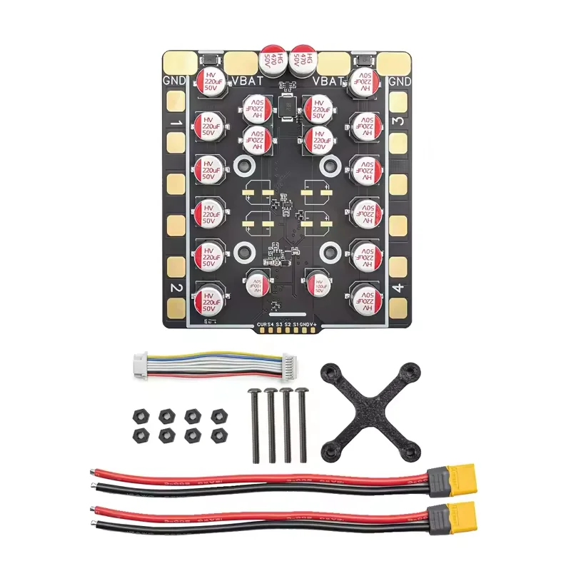 Vortex 8S 100A 4 em 1 ESC BLS Bluejay Firmware 3-8S DShot MultiShot OneShot para FPV Racing Drone Aero Modelo