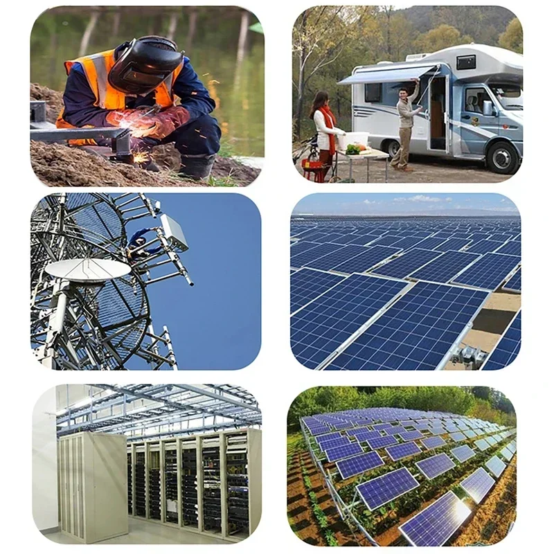 Imagem -06 - Inversor Fotovoltaico de Onda Senoidal Pura 12v-96v Conversor de Tensão 220v Solar Veículo Casa Fora da Rede 10000 6600 5200 4400w