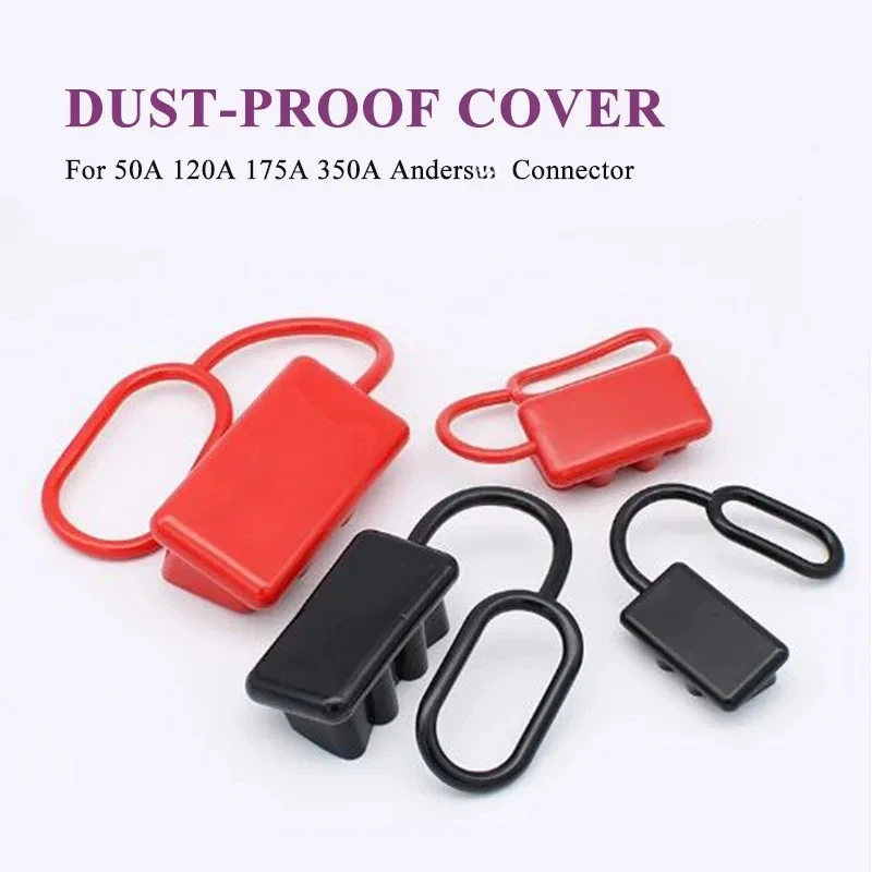 

Rubber Dust Cover for 50/120/175/350A Anders Connector Dust-proof Cap for Anderson Electric Vehicle Male Female Plug Socket