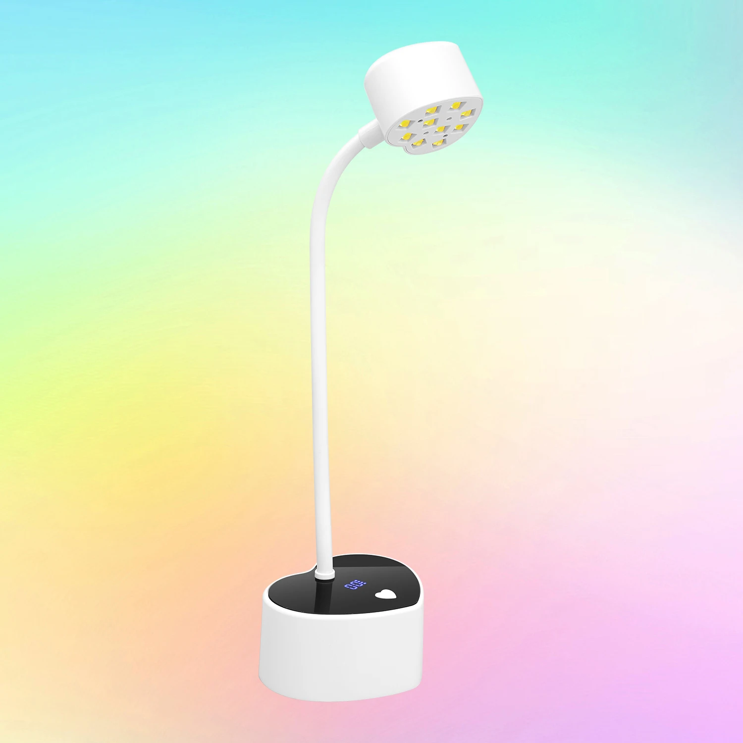 Intelligent induction nail lamp, adjustable seconds, 360-degree twist, drying nail pieces, special for nail shops.