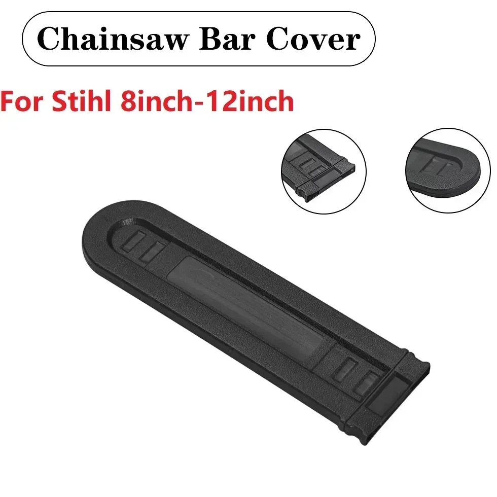 Effective General Accessories Protect Chainsaw Froming Rusting Agriculture Chainsaw Bar Cover Chainsaw Guard Black Plastic