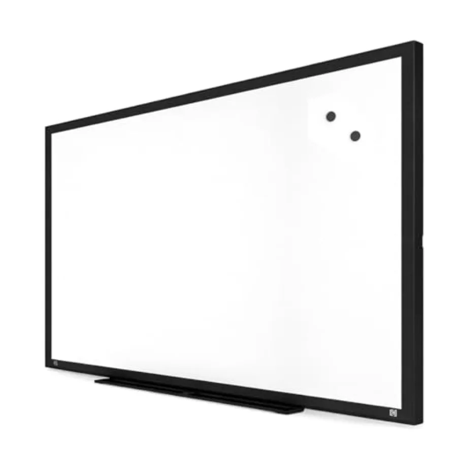 

Steel Magnetic Whiteboard Dry Erase Board for Wall White Board with Black Aluminum Frame 3 ft x 2 ft