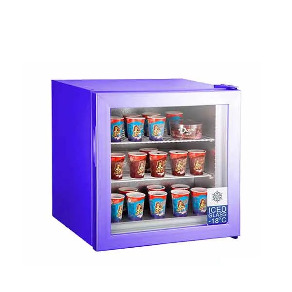 55L Small Ice Cream Freezer Mini Freezer Commercial Freezer