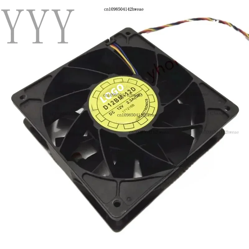 ДЛЯ Yate Loon D12BM-12D DC 12 В 2,3 А 120x120x38 мм 4-проводной охлаждающий вентилятор для сервера ДЛЯ Yate Loon D12BM-12D DC 12 В 2,3 А 120x120x38 мм 4-проводной охлаждающий вентилятор для сервера