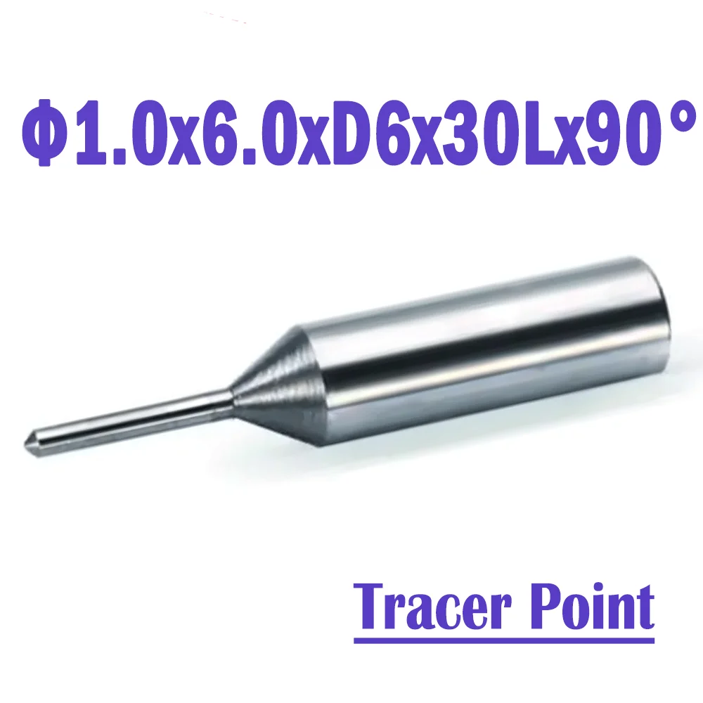 Φ1.0x6.0xD6x30Lx90° Raize 80 Series SILCA FUTURA Tungsten Tracer Point Key Machines Accerioes