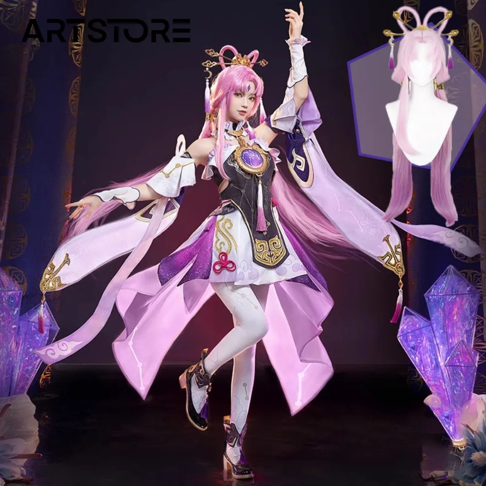 

Fu Xuan Cosplay Game Honkai Star Rail Costume Halloween Party Cosplay Suit Fuxuan Carnival Party Cos Suit Cosplay Costumes