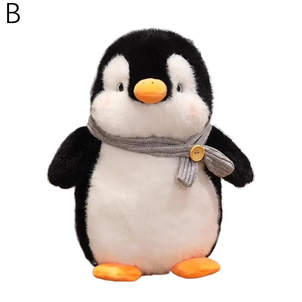 1pc 25/35/45cm Cute Scarf Penguin Plush Toy Children's Bed Sleeping Companion Doll Animal Cartoon Toys Pillow For Children R2C3