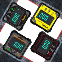 4 Types ETOPOO 4*90 Multi Functional 4-Sides Magnetic Digital Protractor Angle Measure Inclinometer Level Box Charging Angle