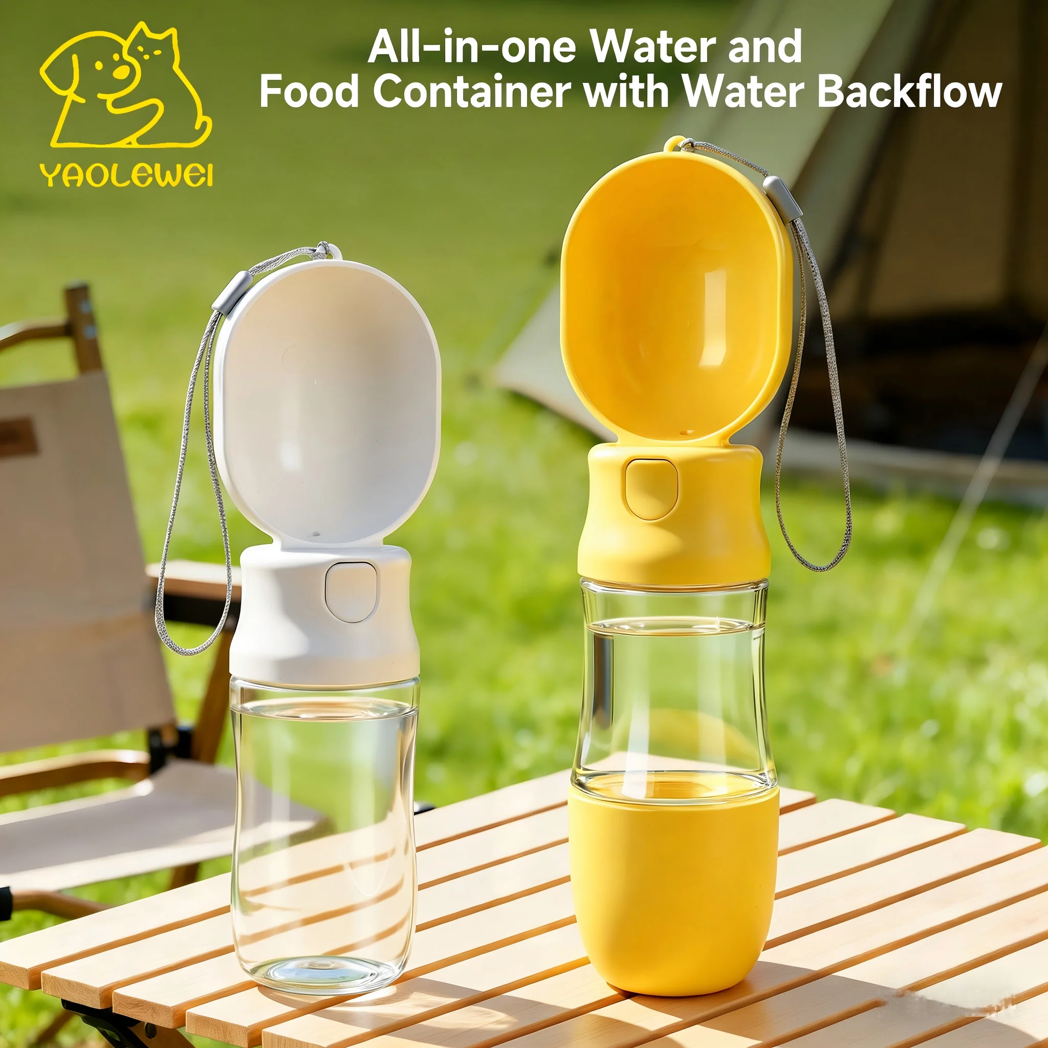 

Portable Pet Water Cup, Dog Outdoor Water Bottle, Travel Drinking Feeder for Walking Dogs Pet Supplies