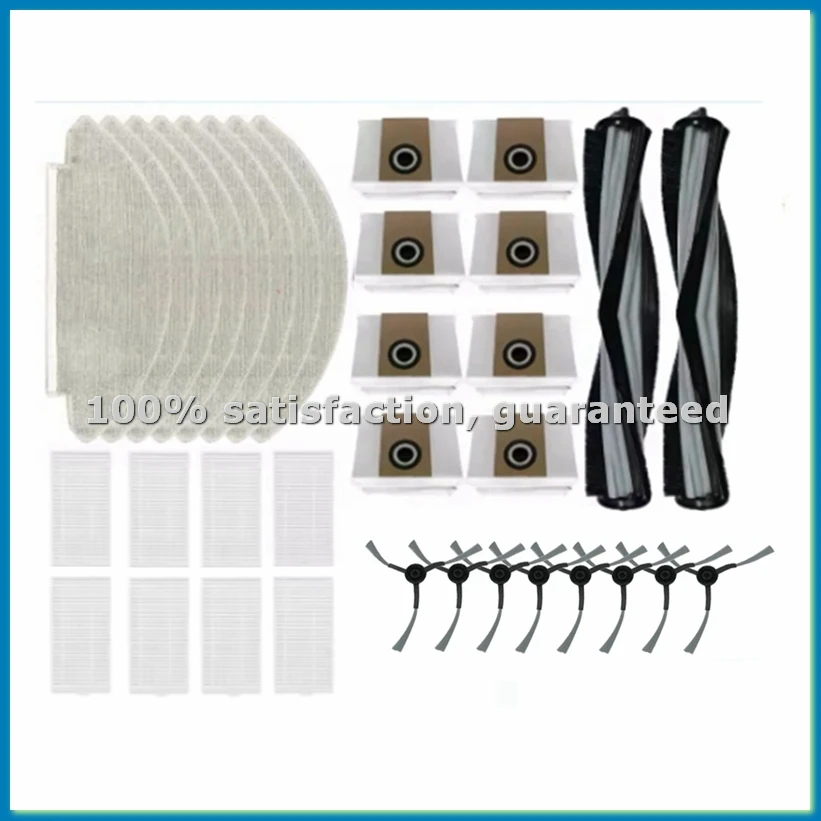 

34 шт. для пылесоса Alpha 2 Pro V-RVCLMD40B: основные и боковые щетки, насадка для мытья полов, фильтр, мешки для сбора пыли - A09G