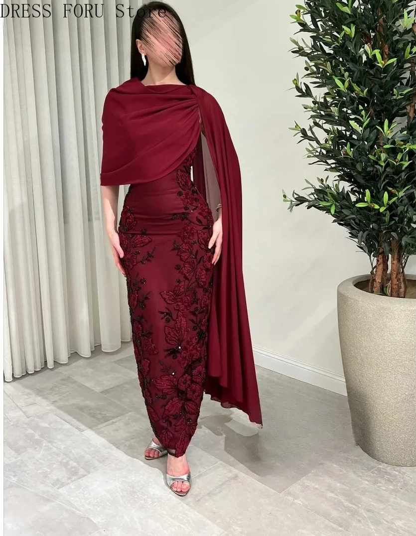 

Customized Retro Chiffon Pleat Applique Sequined Beading Straight High Collar Long Dresses Bespoke Occasion Dresses Exquisite