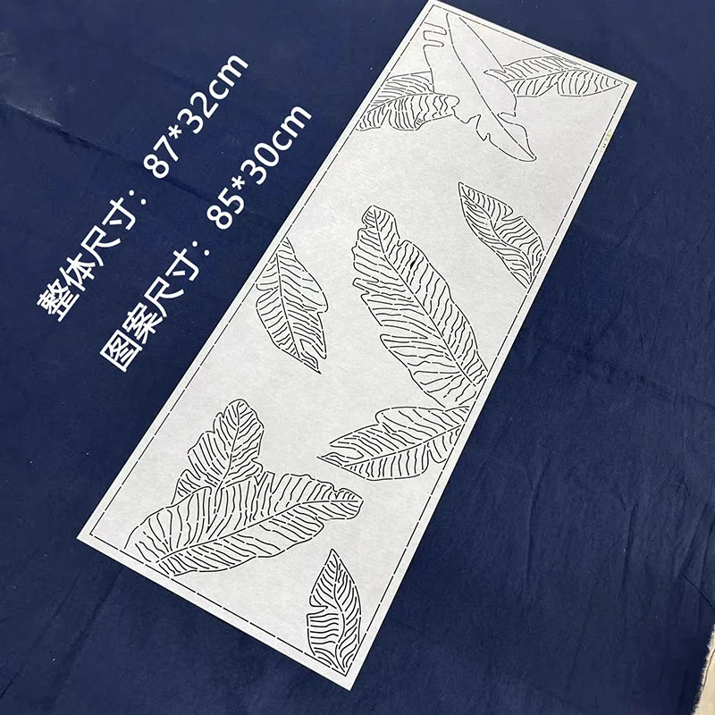 

Шаблон трафарета Sashiko, многоразовые мягкие гибкие пластиковые листы для вышивания, переноса рисунка, сделай сам, рукоделие, шитье, стеганый дизайн