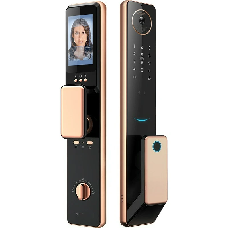 

3D facial recognition smart lock anti-theft door password lock cat eye visual intercom fingerprint lock