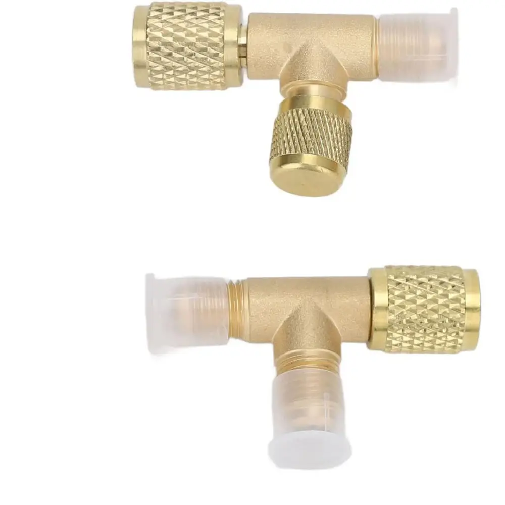 HVAC System Charging Connector 1 4 SAE Adapter For R134a R22 R12 Refrigerant Air Conditioning Maintenance Tool